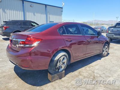 Trzecie zdjęcie samochodu z tyłu: 2013 HONDA CIVIC LX VIN:2HGFB2F59DH599678 - miniatura