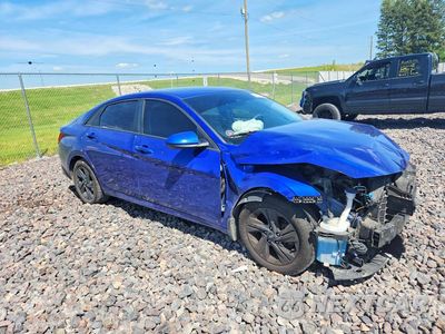 Czwarte zdjęcie samochodu z boku: 2023 HYUNDAI ELANTRA SEL VIN:KMHLM4AG7PU440039 - miniatura
