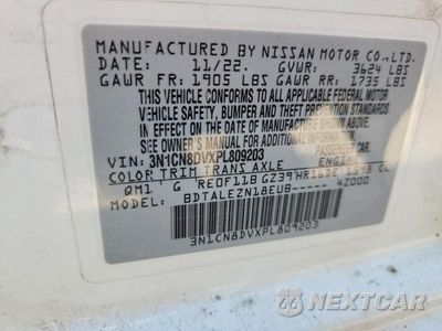 Zdjęcie 12 z 12 samochodu: 2023 NISSAN VERSA S VIN:3N1CN8DVXPL809203 - miniatura
