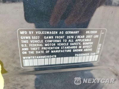 Zdjęcie 13 z 13 samochodu: 2021 VOLKSWAGEN ARTEON SEL PREMIUM R-LINE VIN:WVWTR7AN8ME002478 - miniatura