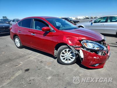 Czwarte zdjęcie samochodu z boku: 2019 NISSAN SENTRA SV VIN:3N1AB7AP1KY407730 - miniatura