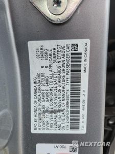 Zdjęcie 12 z 12 samochodu: 2024 HONDA CIVIC SPORT VIN:2HGFE2F58RH550714 - miniatura