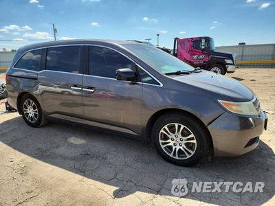 Czwarte zdjęcie samochodu z boku: 2012 HONDA ODYSSEY EXL VIN:5FNRL5H60CB033882 - miniatura