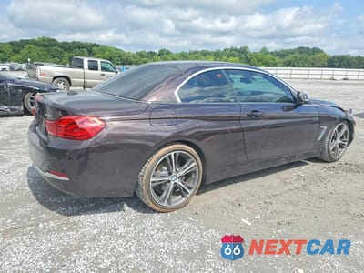 Trzecie zdjęcie samochodu z tyłu: 2019 BMW 430I VIN:WBA4Z1C53KEE44628 - miniatura