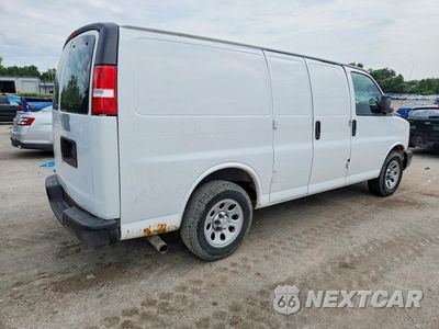 Trzecie zdjęcie samochodu z tyłu: 2013 CHEVROLET EXPRESS G1500 VIN:1GCSGAFX5D1104322 - miniatura