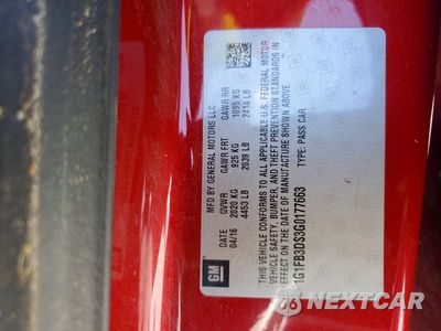 Zdjęcie 13 z 13 samochodu: 2016 CHEVROLET CAMARO LT VIN:1G1FB3DS3G0177663 - miniatura