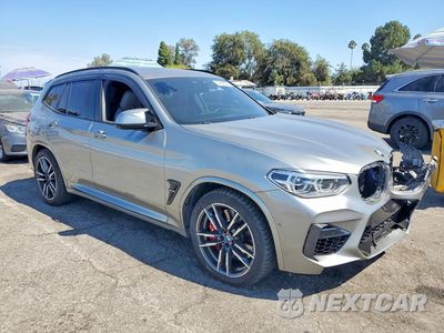 Czwarte zdjęcie samochodu z boku: 2021 BMW X3 M COMPETITION VIN:5YMTS0C03M9G04575 - miniatura