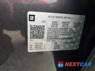 Zdjęcie 13 z 13 samochodu: 2018 GMC ACADIA SLE VIN:1GKKNKLA4JZ154304 - miniatura