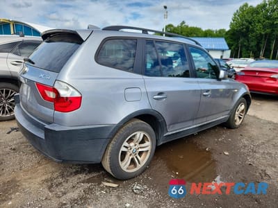 Trzecie zdjęcie samochodu z tyłu: 2005 BMW X3 3.0I VIN:WBXPA93475WD09618 - miniatura