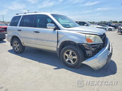 Czwarte zdjęcie samochodu z boku: 2005 HONDA PILOT EXL VIN:5FNYF18605B034240 - miniatura