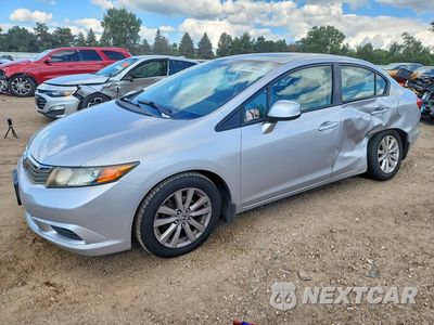 2012 HONDA CIVIC EX 19XFB2F84CE045998 - główne zdjęcie licytacji z USA - miniatura