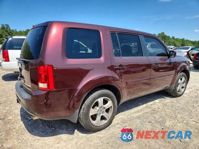Trzecie zdjęcie samochodu z tyłu: 2013 HONDA PILOT EXL VIN:5FNYF4H69DB055359 - miniatura
