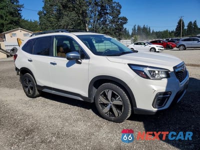Czwarte zdjęcie samochodu z boku: 2019 SUBARU FORESTER TOURING VIN:JF2SKAWC3KH569960 - miniatura