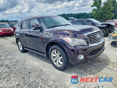 Czwarte zdjęcie samochodu z boku: 2014 INFINITI QX80 BASE VIN:JN8AZ2NF4E9554121 - miniatura