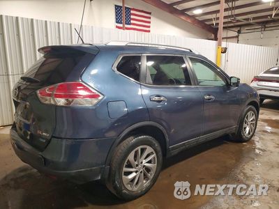 Trzecie zdjęcie samochodu z tyłu: 2014 NISSAN ROGUE SL VIN:5N1AT2MV1EC782131 - miniatura