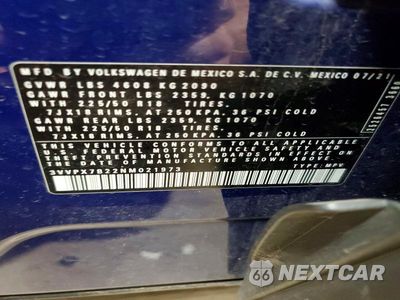 Zdjęcie 13 z 13 samochodu: 2022 VOLKSWAGEN TAOS SE IQ DRIVE VIN:3VVPX7B22NM021973 - miniatura