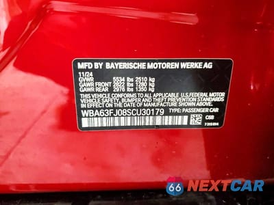 Zdjęcie 12 z 12 samochodu: 2025 BMW 540 XI VIN:WBA63FJ08SCU30179 - miniatura