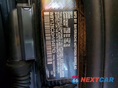 Zdjęcie 12 z 12 samochodu: 2017 BMW I3 BEV VIN:WBY1Z6C30HV949743 - miniatura