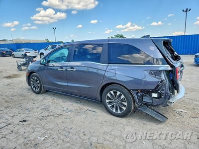 Drugie zdjęcie samochodu z przodu: 2024 HONDA ODYSSEY EXL VIN:5FNRL6H62RB062590 - miniatura
