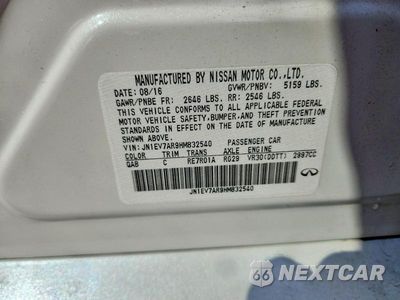 Zdjęcie 12 z 12 samochodu: 2017 INFINITI Q50 3.0T PREMIUM VIN:JN1EV7AR9HM832540 - miniatura