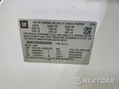 Zdjęcie 14 z 14 samochodu: 2016 CHEVROLET EQUINOX LT VIN:2GNFLFE35G6225935 - miniatura