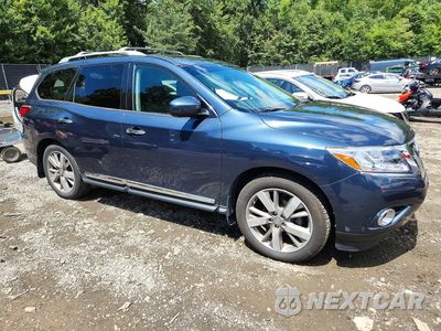 Czwarte zdjęcie samochodu z boku: 2015 NISSAN PATHFINDER S VIN:5N1AR2MM0FC689950 - miniatura