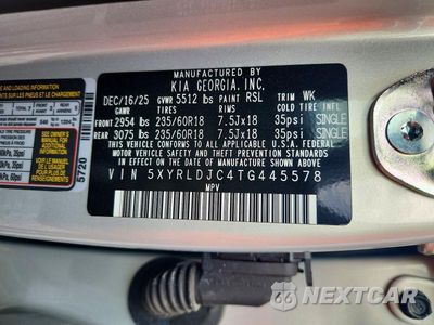 Zdjęcie 12 z 12 samochodu: 2026 KIA SORENTO S VIN:5XYRLDJC4TG445578 - miniatura