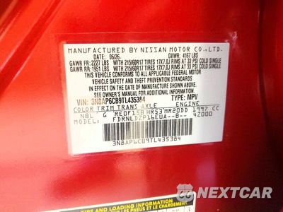 Zdjęcie 13 z 13 samochodu: 2026 NISSAN KICKS SV VIN:3N8AP6CB9TL435384 - miniatura