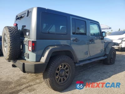 Trzecie zdjęcie samochodu z tyłu: 2014 JEEP WRANGLER UNLIMITED SPORT VIN:1C4BJWDGXEL176916 - miniatura