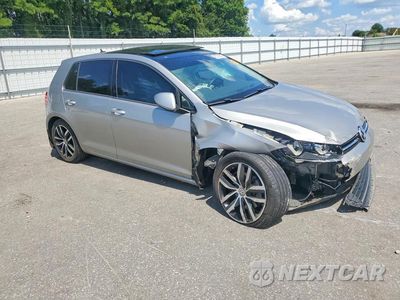 Czwarte zdjęcie samochodu z boku: 2016 VOLKSWAGEN GOLF S/SE VIN:3VW217AU0GM023489 - miniatura