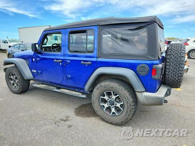 Drugie zdjęcie samochodu z przodu: 2018 JEEP WRANGLER UNLIMITED SPORT VIN:1C4HJXDN8JW203747 - miniatura