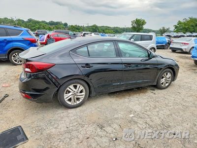 Trzecie zdjęcie samochodu z tyłu: 2019 HYUNDAI ELANTRA SEL VIN:5NPD84LF7KH439333 - miniatura