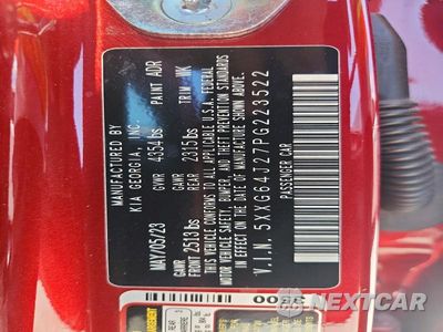 Zdjęcie 13 z 13 samochodu: 2023 KIA K5 GT LINE VIN:5XXG64J27PG223522 - miniatura