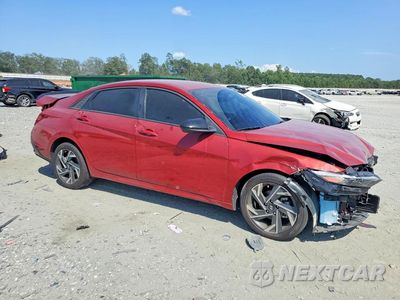 Czwarte zdjęcie samochodu z boku: 2025 HYUNDAI ELANTRA SEL SPORT VIN:KMHLM4DG0SU016934 - miniatura