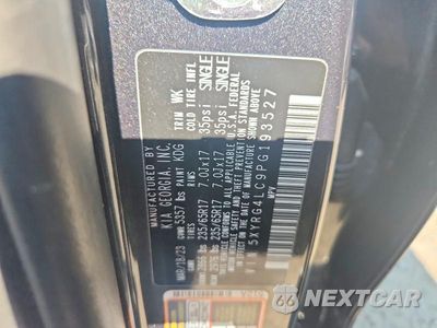 Zdjęcie 13 z 13 samochodu: 2023 KIA SORENTO LX VIN:5XYRG4LC9PG193527 - miniatura