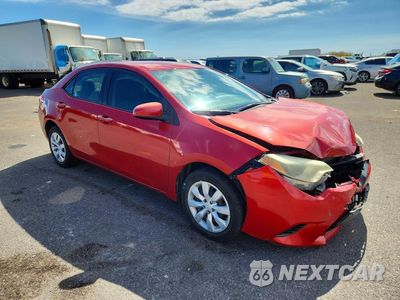 Czwarte zdjęcie samochodu z boku: 2014 TOYOTA COROLLA L VIN:5YFBURHE3EP046467 - miniatura