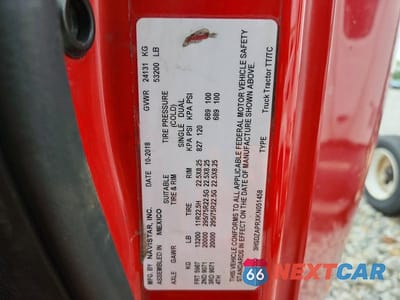 Zdjęcie 13 z 14 samochodu: 2019 INTERNATIONAL LT625 SEMI TRUCK VIN:3HSDZAPRXKN051458 - miniatura
