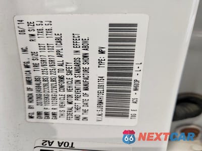 Zdjęcie 12 z 12 samochodu: 2014 HONDA CR-V EXL VIN:5J6RM4H73EL091754 - miniatura