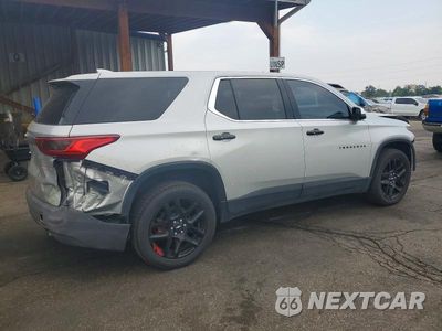 Trzecie zdjęcie samochodu z tyłu: 2020 CHEVROLET TRAVERSE LS VIN:1GNEVFKWXLJ136265 - miniatura