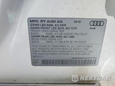 Zdjęcie 13 z 13 samochodu: 2018 AUDI Q5 PREMIUM PLUS VIN:WA1BNAFY2J2187352 - miniatura