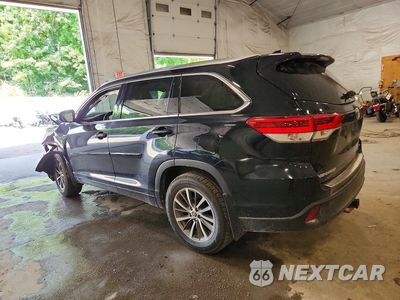 Drugie zdjęcie samochodu z przodu: 2018 TOYOTA HIGHLANDER XLE VIN:5TDJZRFH4JS894174 - miniatura