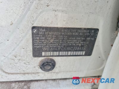 Zdjęcie 12 z 12 samochodu: 2011 BMW 535 XI VIN:WBAFU7C51BC778336 - miniatura