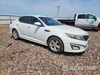 Czwarte zdjęcie samochodu z boku: 2014 KIA OPTIMA LX VIN:5XXGM4A7XEG263088 - miniatura