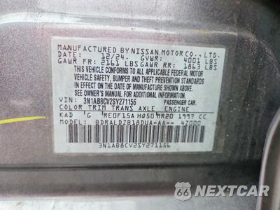 Zdjęcie 12 z 12 samochodu: 2025 NISSAN SENTRA SV VIN:3N1AB8CV2SY271156 - miniatura
