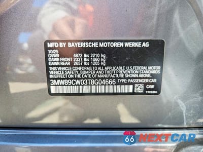 Zdjęcie 12 z 12 samochodu: 2026 BMW 330XI VIN:3MW89CW03T8G04666 - miniatura