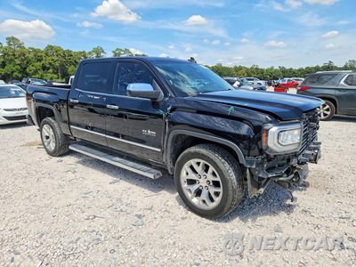 Czwarte zdjęcie samochodu z boku: 2018 GMC SIERRA C1500 SLT VIN:3GTP1NEC4JG190863 - miniatura
