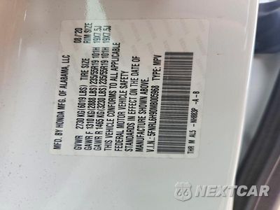 Zdjęcie 13 z 13 samochodu: 2021 HONDA ODYSSEY ELITE VIN:5FNRL6H90MB005968 - miniatura
