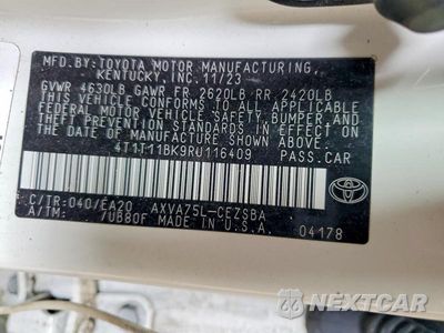 Zdjęcie 12 z 12 samochodu: 2024 TOYOTA CAMRY SE VIN:4T1T11BK9RU116409 - miniatura