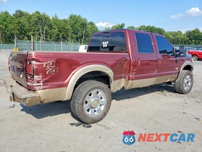 Trzecie zdjęcie samochodu z tyłu: 2012 FORD F250 SUPER DUTY VIN:1FT7W2BT2CEA55234 - miniatura