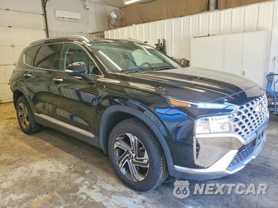 Czwarte zdjęcie samochodu z boku: 2022 HYUNDAI SANTA FE SEL VIN:5NMS3DAJ9NH432236 - miniatura